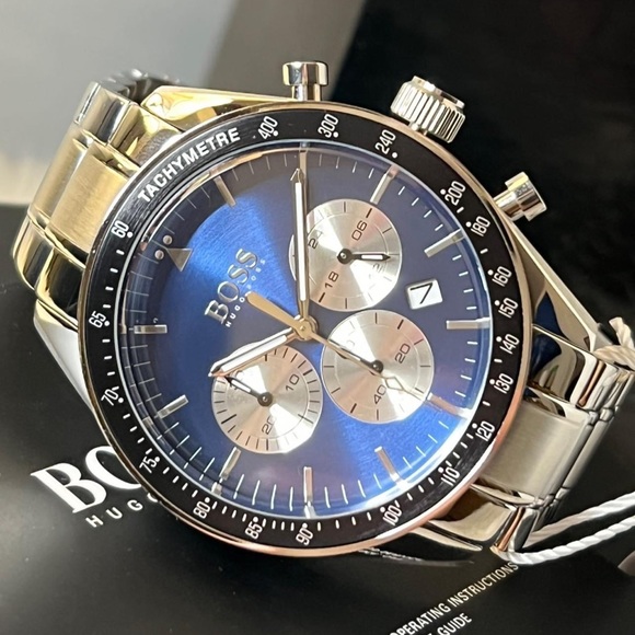 - Hugo Boss Men’s Trophy Chronograph Watch 
Case Size: 44mm
MSRP: $598 - Picture 4 of 9